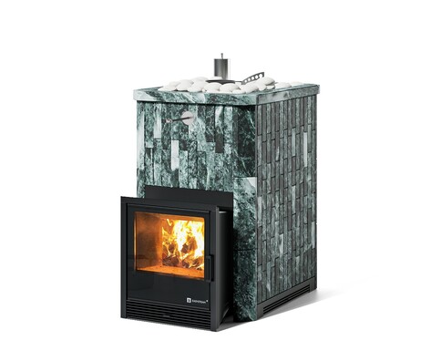 Печь Анапа в наборном полноценном кожухе с открытым верхом