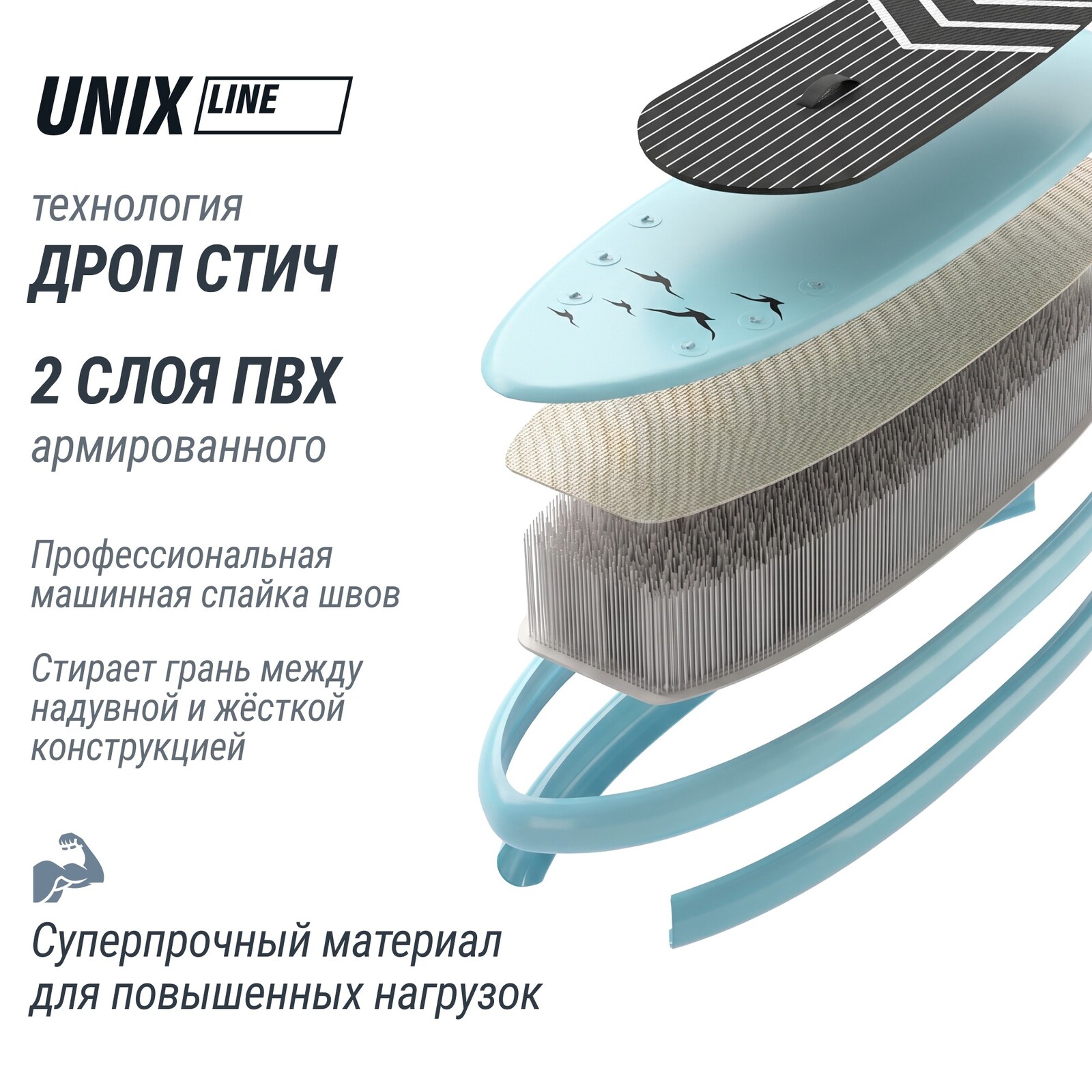 SUP-борд UNIX Line Ночные джунгли / Night Jungle