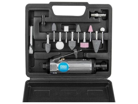 Пневмошлифмашина прямая DGM DTG-2502 с набором шарошек