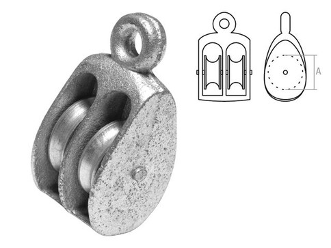 Блок двойной металл 50 мм STARFIX 