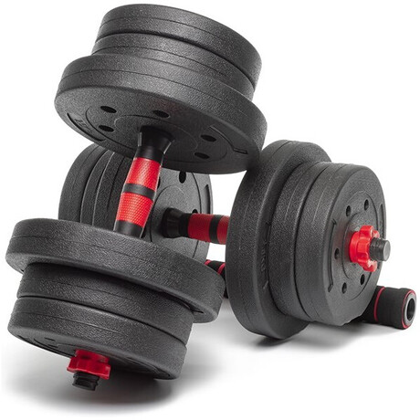 Набор композитных гантелей AMETIST 20 кг с соединительным грифом