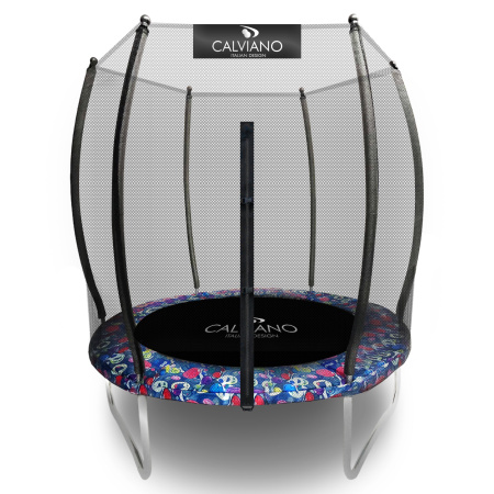 Батут пружинный с защитной сеткой Calviano 183 см - 6ft OUTSIDE master smile