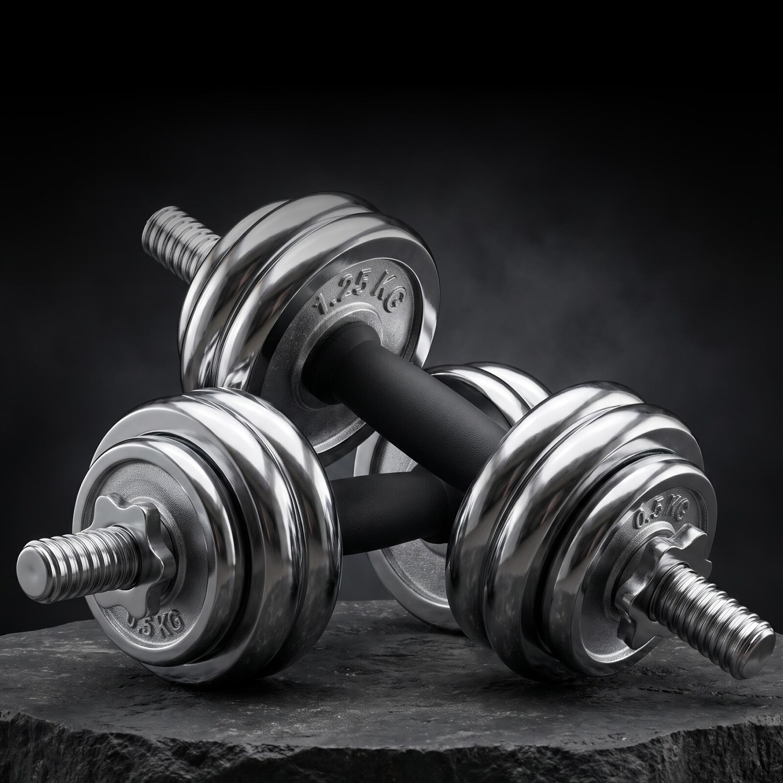 Набор гантелей UNIX Fit в кейсе 15 кг
