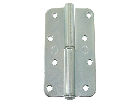 Петля 130 мм левая, белый цинк STARFIX (разъемная)