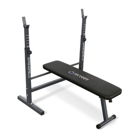 Скамья для жима со стойками домашняя OXYGEN FITNESS SPRINGFIELD