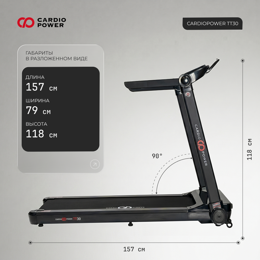Электрическая беговая дорожка CardioPower TT30