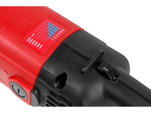 Полировальная машина WORTEX LX PM 1812 SE в кор. 1200 Вт, 180 мм, 1000-3000 об/мин (Регул. об., плавный пуск)