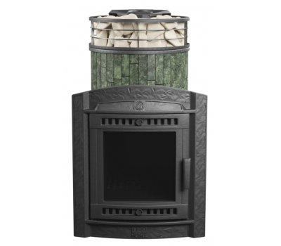 Печь банная Атмосфера L в ламелях Змеевик c тоннелем NEW