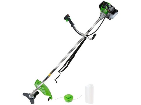 Мотокоса DGM BC-241 с ножом и головкой (2.4 кВт, косильная головка, нож 3 зуб., ремень однолямочный, вес 7.0 кг)