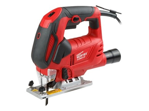 Лобзик электрический WORTEX JS 6506-2 LE в кор. 650 Вт, 0-3000 ход/мин, пропил до 65 мм (Быстрозажимной патрон, маятниковый ход, рег. об., лазер, подс