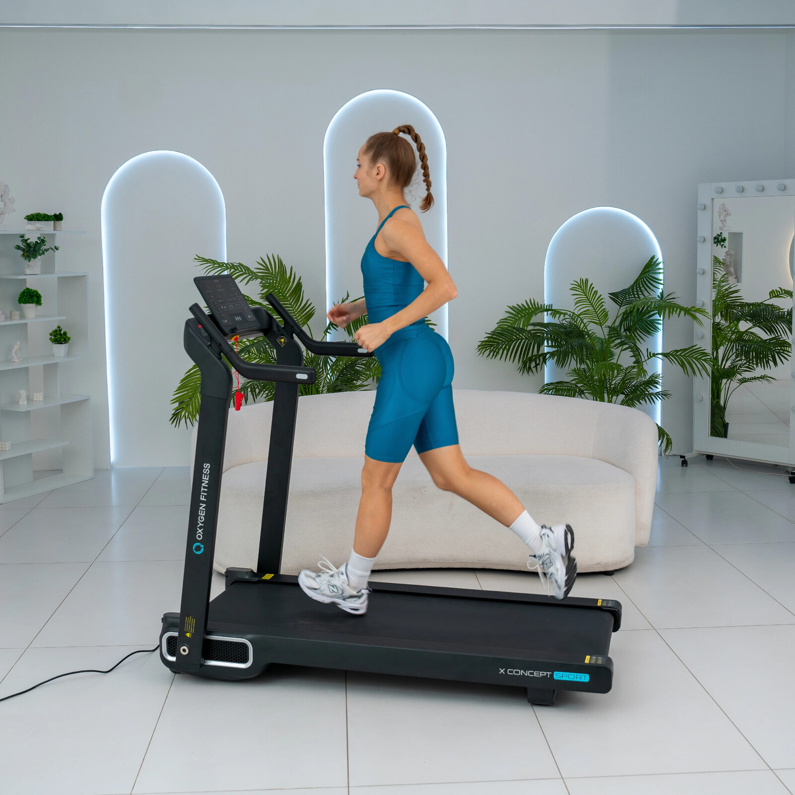Электрическая беговая дорожка домашняя OXYGEN FITNESS X-CONCEPT SPORT