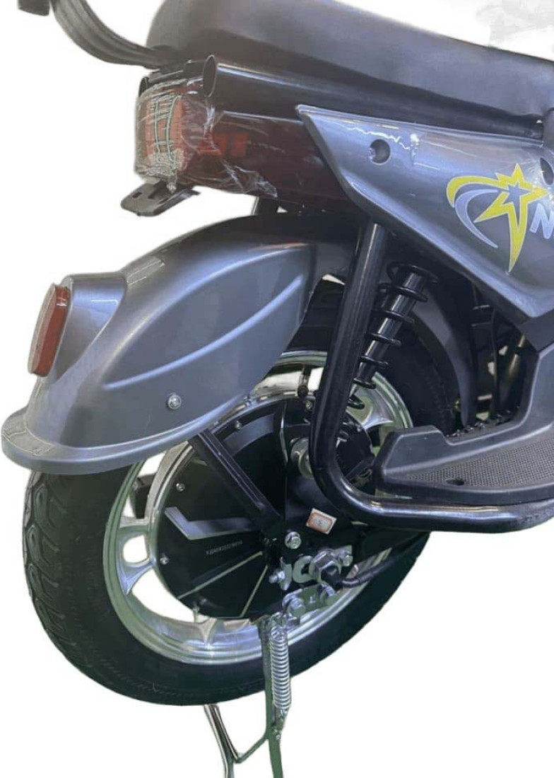 Электроскутер Nova EC-03 серый (без цепи)