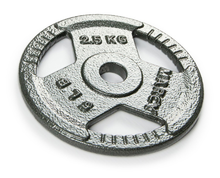 Диск металлический для гантели Atlas Sport HAMMERTONE 2,5 кг (посад. диаметр 30 мм.)