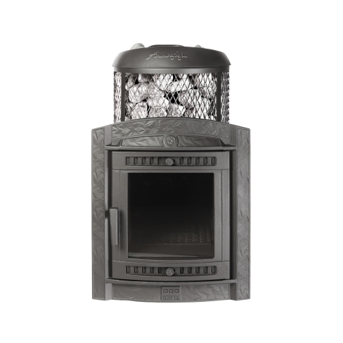 Печь банная Атмосфера L с комбинированной облицовкой Россо Леванто наборный