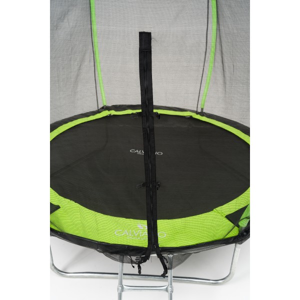 Батут пружинный с защитной сеткой Calviano 312 см - 10ft INSIDE master green