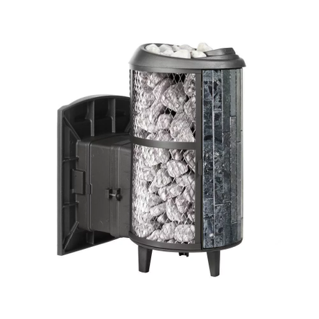 Печь банная Атмосфера L с комбинированной облицовкой Пироксенит наборный