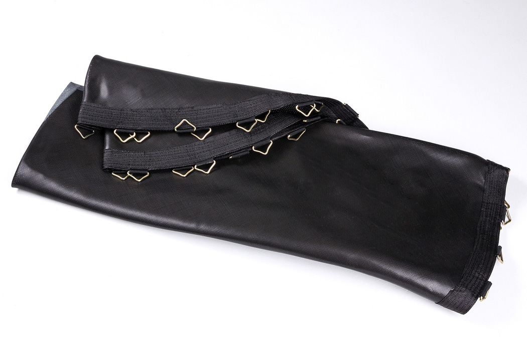 Батут Atlas Sport 374 см (12ft) с внутренней сеткой и лестницей GREEN