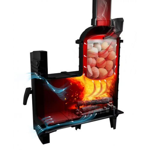 Печь банная Атмосфера L сетка нержавейка