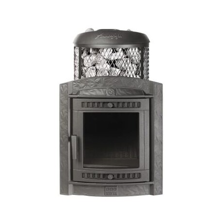 Печь банная Атмосфера L с комбинированной облицовкой Верде Гватемала наборный