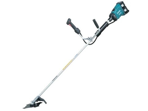 Триммер аккум. MAKITA DUR 361 URF2 (18+18 В, 2 акк., 3.0 А/ч, Li-Ion, 23 см, c ножом, плавный пуск, вес 5.9 кг)