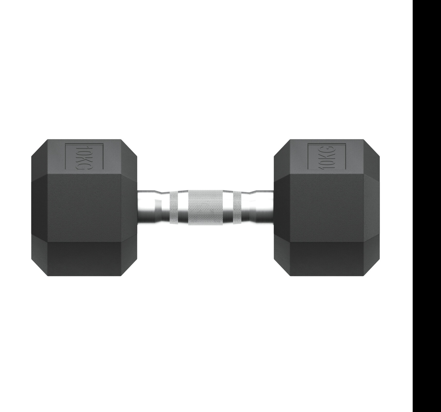Гантель гексагональная UNIX Fit обрезиненная 10 кг / шт.