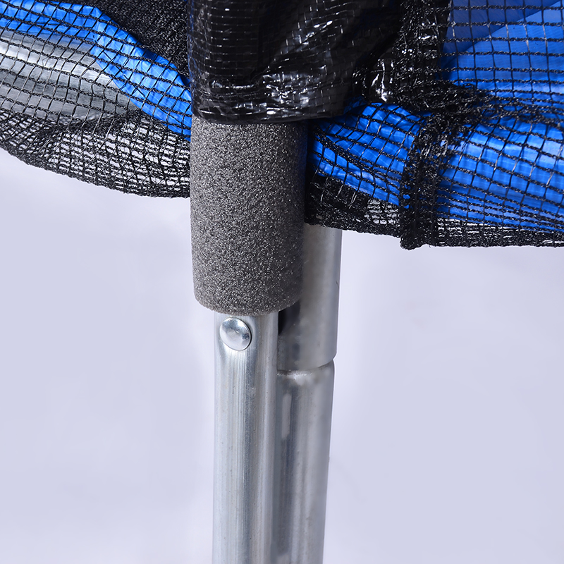 Батут Atlas Sport 374 см (12ft) с внутренней сеткой и лестницей BLUE