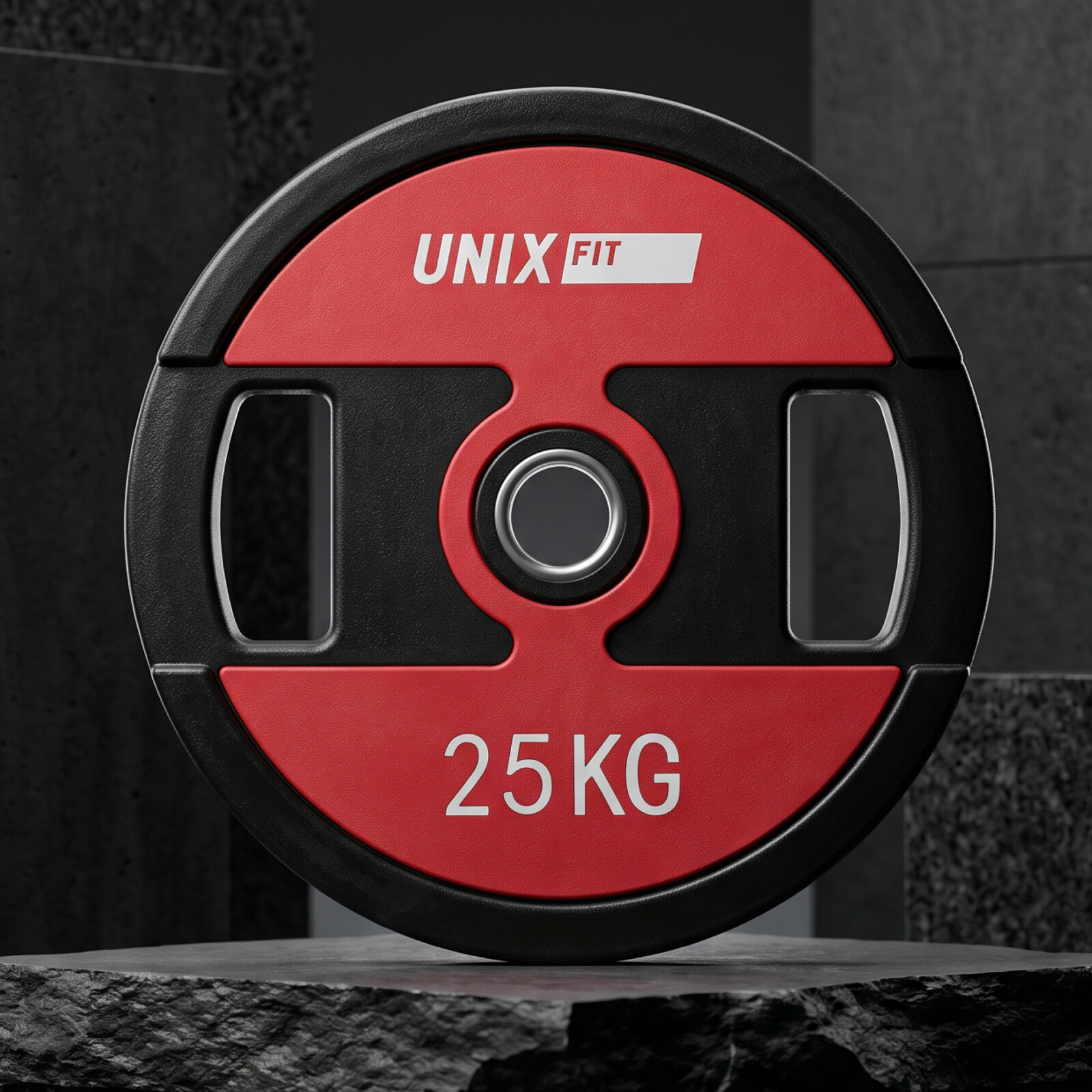 Диск уретановый c хватом UNIX Fit PRO 25 кг, 51 мм, 1 шт.