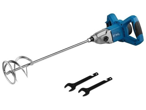 Миксер строительный BULL BM 1416 1600 Вт, 2 скор., M14, рег. об. + насадка (1600 Вт, 2 скор., зажим резьба M14, насадка для смешивания 140 мм,) 