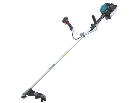 Мотокоса MAKITA EM 2500 U с ножом и головкой (0.73 кВт, 1.0 л.с., 24.5 см3, нож 230х25.4 мм, 4 зуб., ремень однолямочный, вес 4.5 кг)