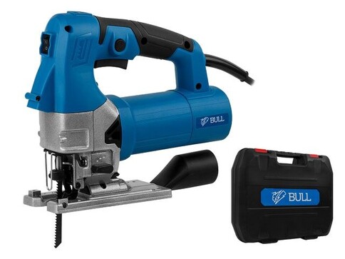 Лобзик электрический BULL ST 1301 в чем. 800 Вт, 800-2600 ход/мин, до 135 мм (Кабель 4 м, подсветка, литая алюминиевая платформа, работа с пылесосом)