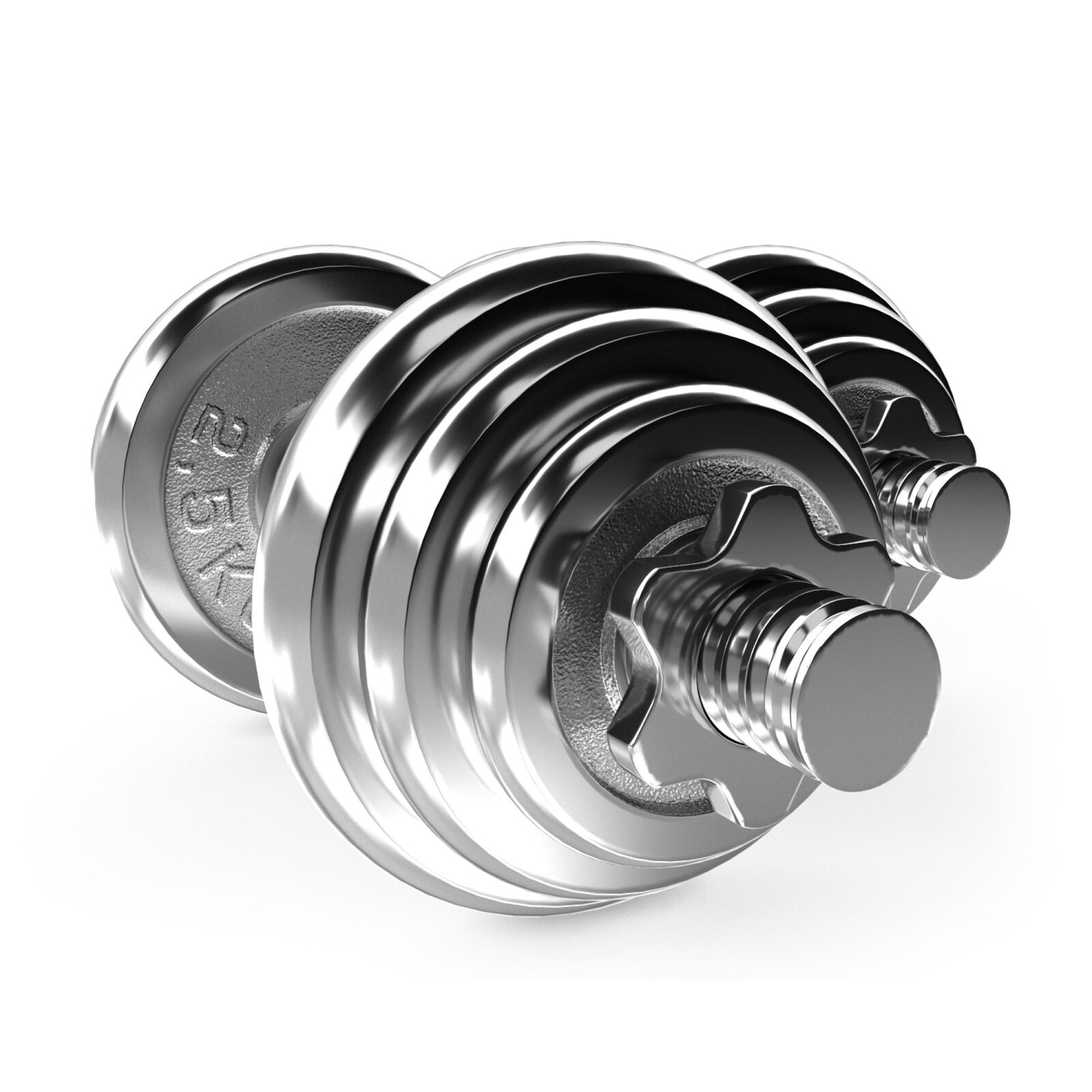 Набор гантелей UNIX Fit в кейсе 20 кг