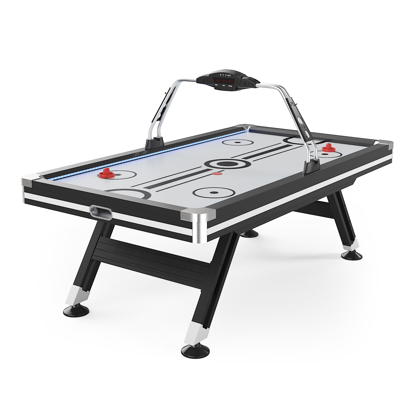 Игровой стол UNIX Line Аэрохоккей (226х125 cм) Black&White