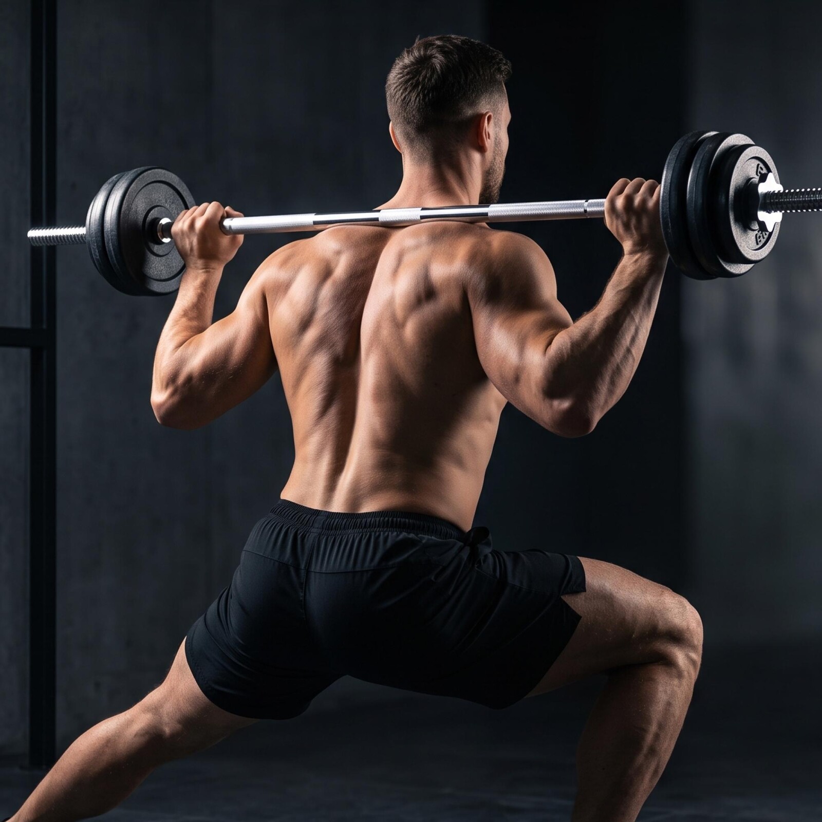 Набор гантелей и штанга UNIX Fit в кейсе 50 кг