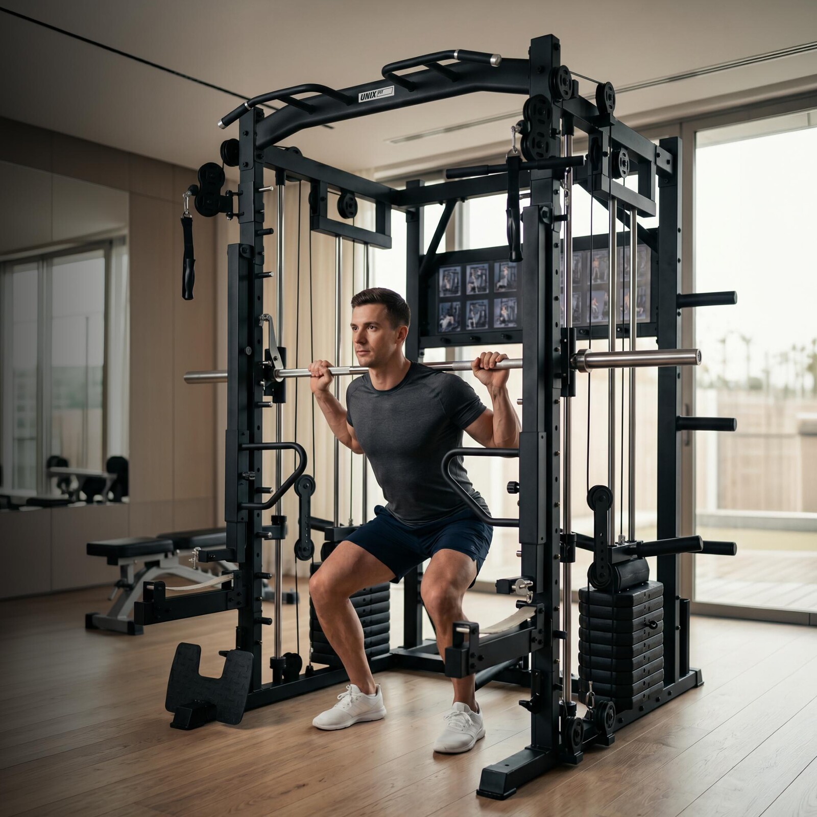 Силовой комплекс - мультистанция UNIX Fit (50 в 1)