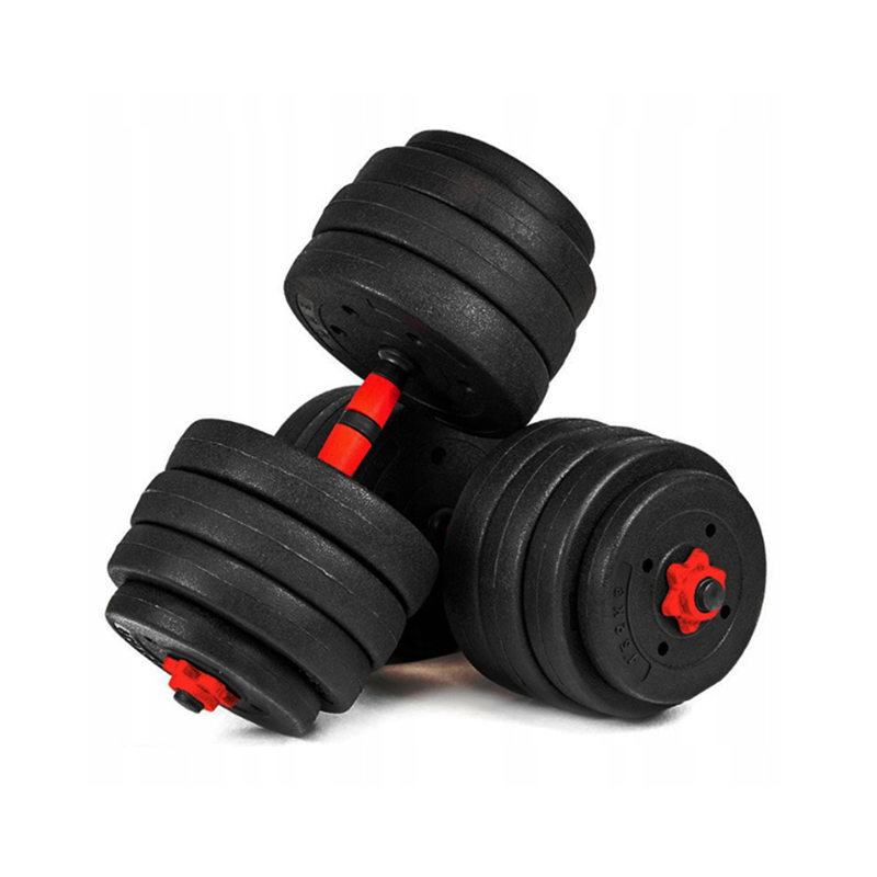 Набор композитных гантелей AMETIST 40 кг с соединительным грифом