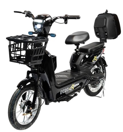 Электровелосипед Nova EC-03 черный (без цепи)