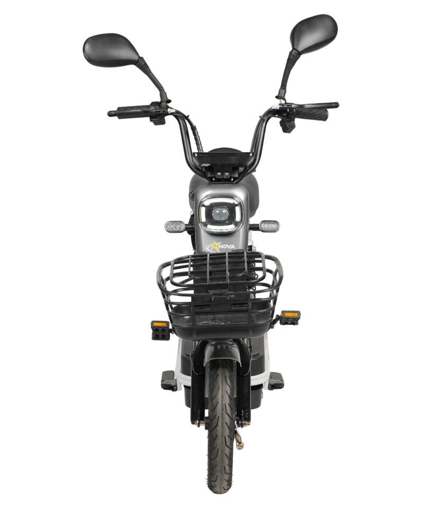 Электроскутер Nova EC-02 серый (без цепи)