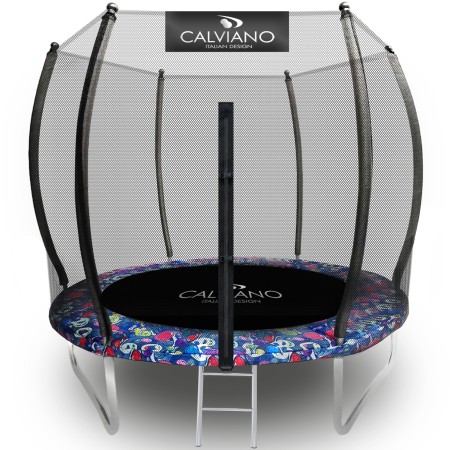 Батут пружинный с защитной сеткой Calviano 312 см - 10ft OUTSIDE master smile