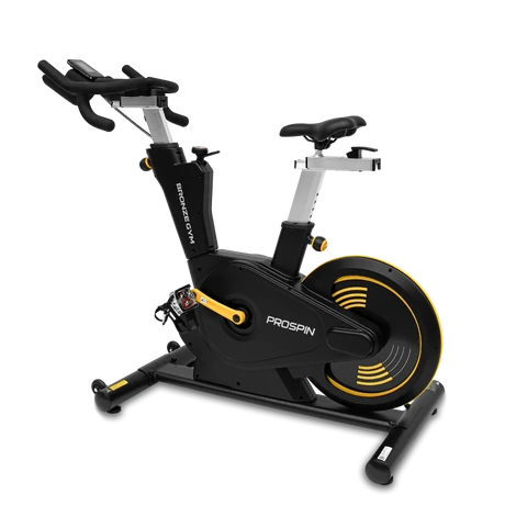 Спин-байк с консолью профессиональный BRONZE GYM PROSPIN