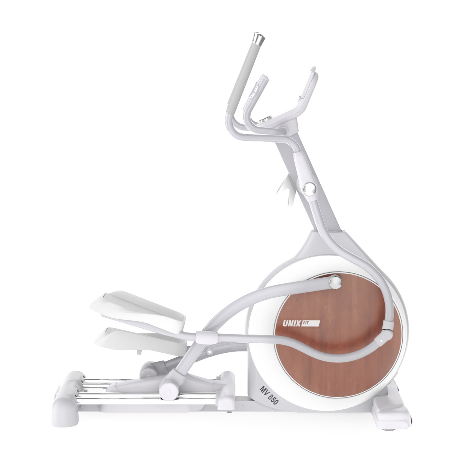 Эллиптический тренажер UNIX Fit MV-850 (Автонаклон / Auto Incline) деревянный