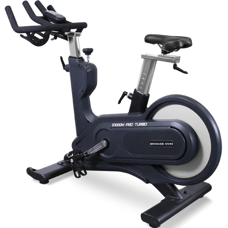 Спин-байк с консолью профессиональный BRONZE GYM S1000M PRO TURBO