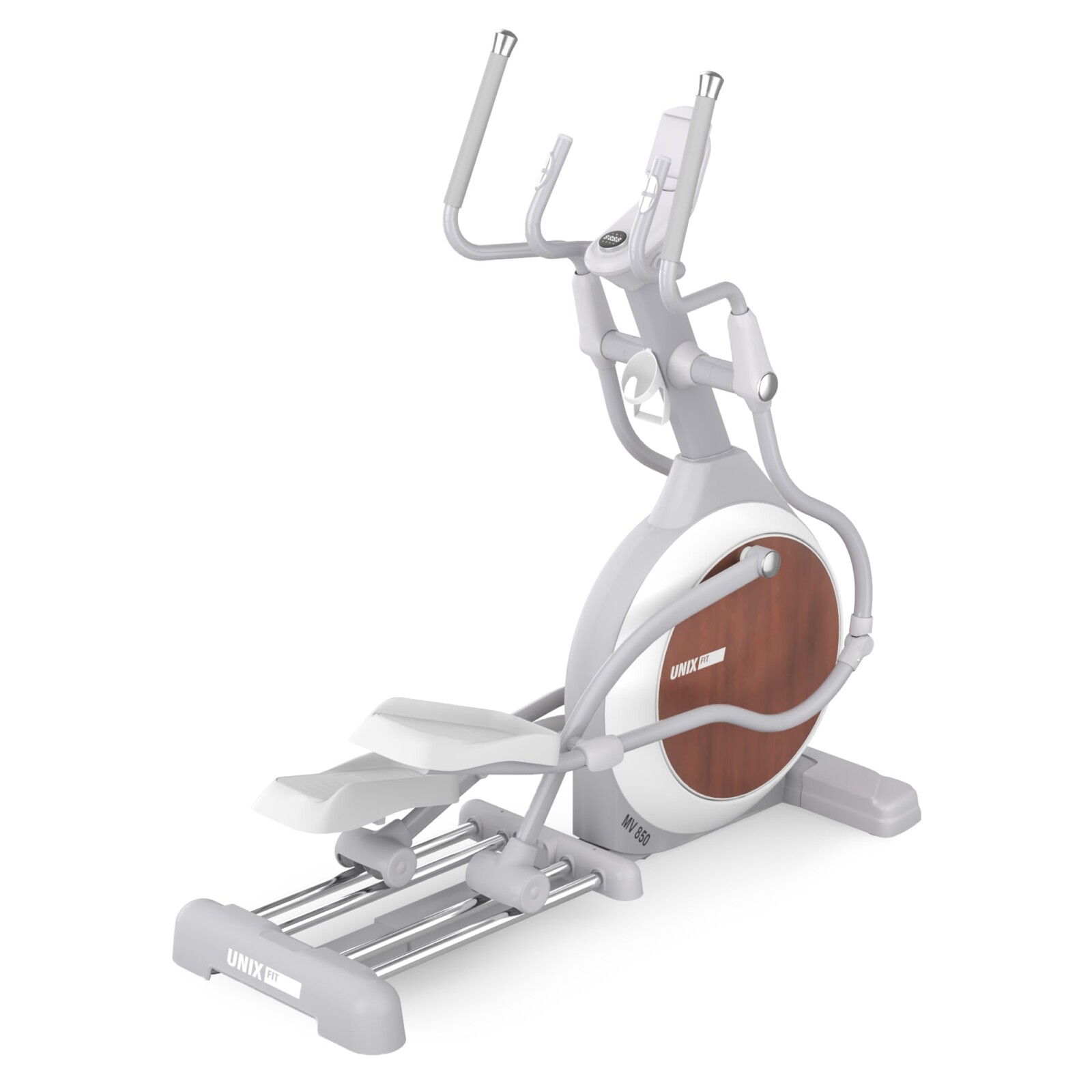 Эллиптический тренажер UNIX Fit MV-850 (ручной наклон / Manual Incline) деревянный