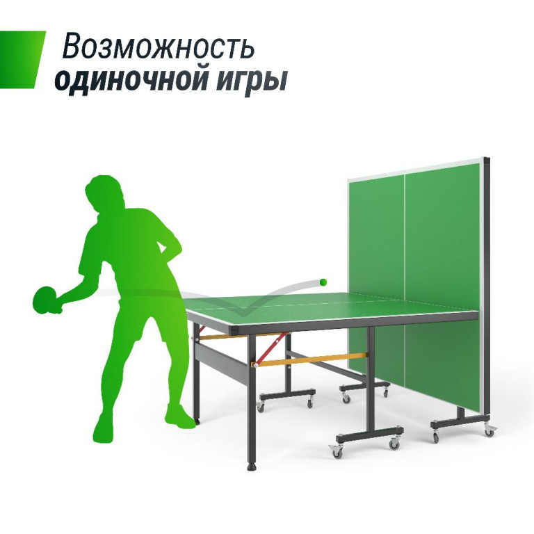 Всепогодный теннисный стол UNIX Line Outdoor 14 mm SMC, Green