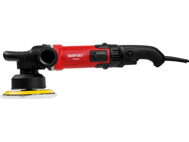 Полировальная машина WORTEX PM 1512 в кор. (1100 Вт, 150 мм, рег.об., конст.эл., эксцентрик, шнур 4 м) 