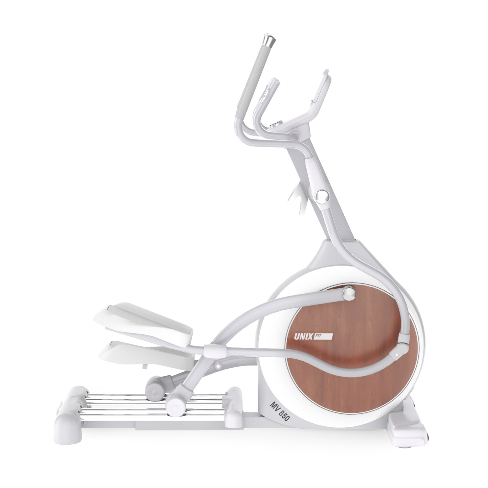 Эллиптический тренажер UNIX Fit MV-850 (ручной наклон / Manual Incline) деревянный