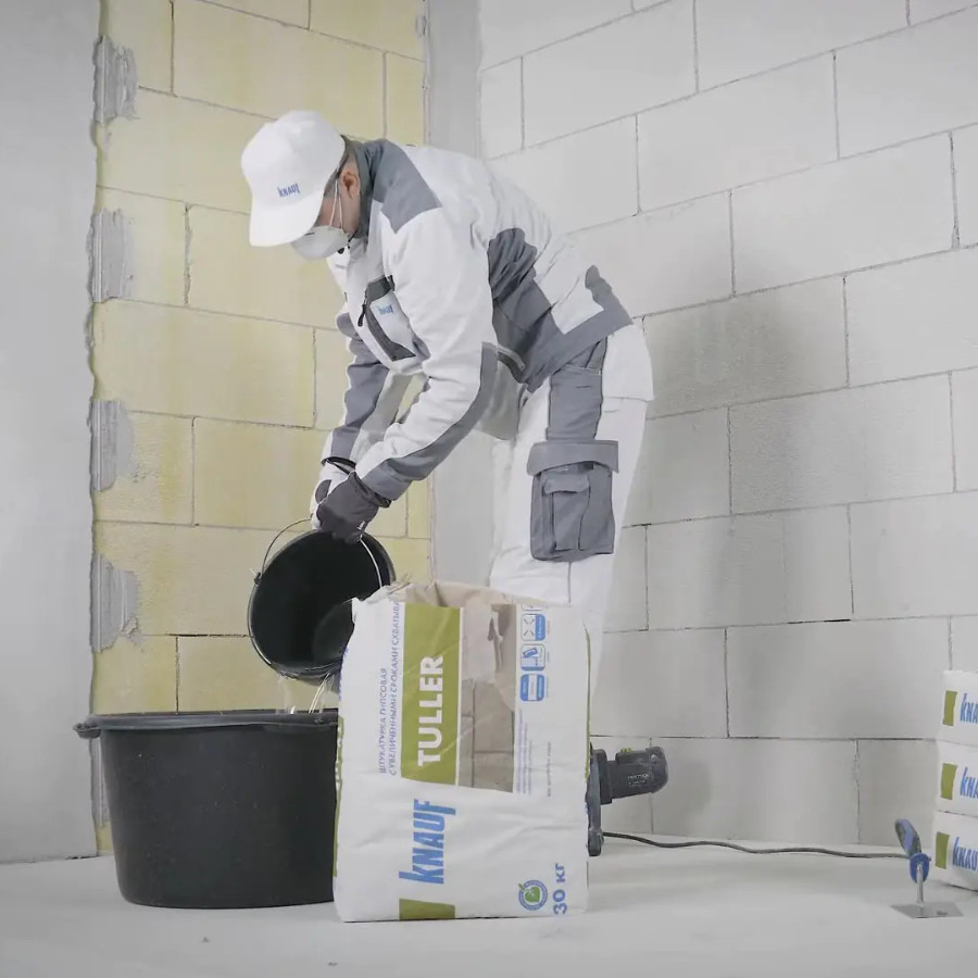 Штукатурка гипсовая Кнауф Туллер с увел. сроками схват-я 30кг