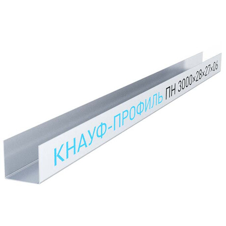 Профиль направляющий 3000х28х27х0,6 мм Кнауф