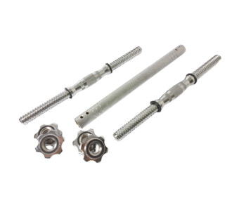 Набор гантельных грифов с соединительным коннектором AMETIST 40 см. (посад. диаметр 25 мм.) металл